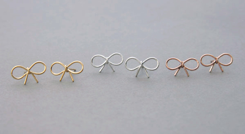 Reminder Bow Earrings Yellow Gold