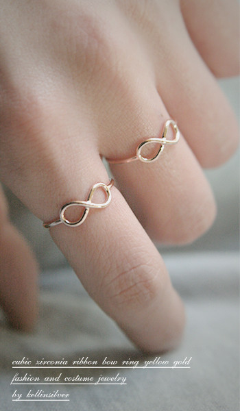 Rose Gold Infinity Ring