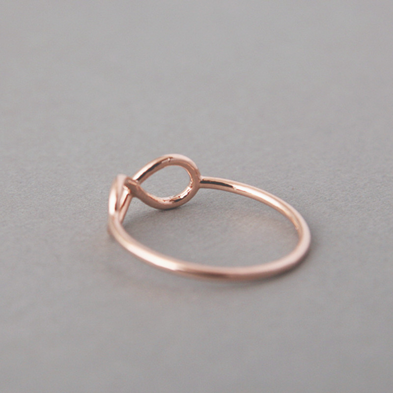 Rose Gold Infinity Ring