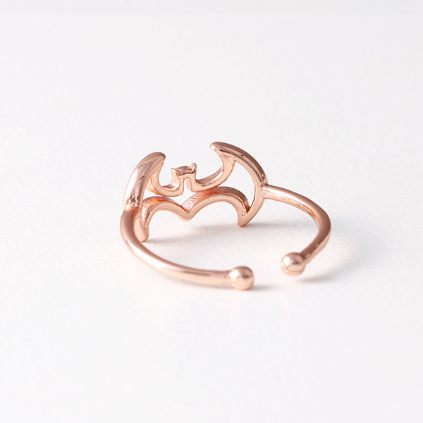 Rose Gold Bat Ring Wrap from kellinsilver.com