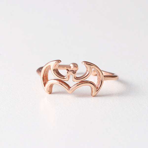 Rose Gold Bat Ring Wrap from kellinsilver.com