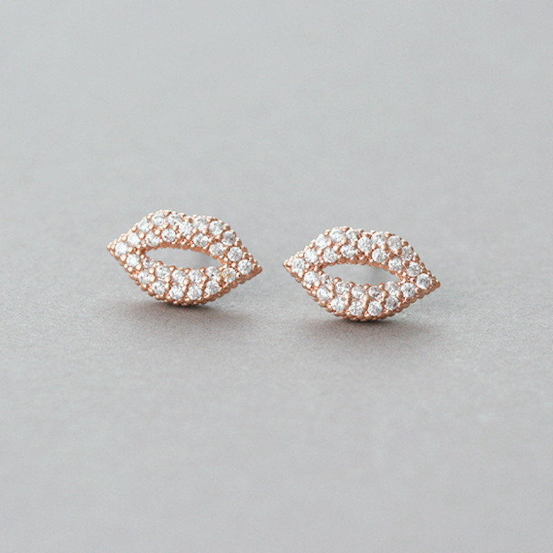 Micro pave stud earrings Clearance