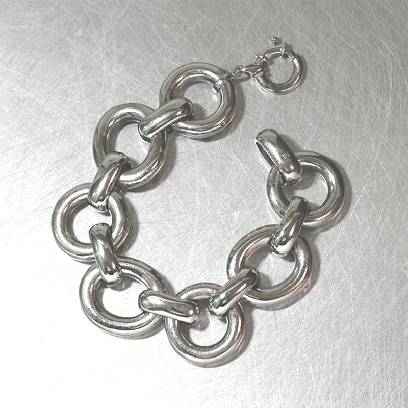 Sterling Silver Bold Rolo Chain Bracelet from kellinsilver.com