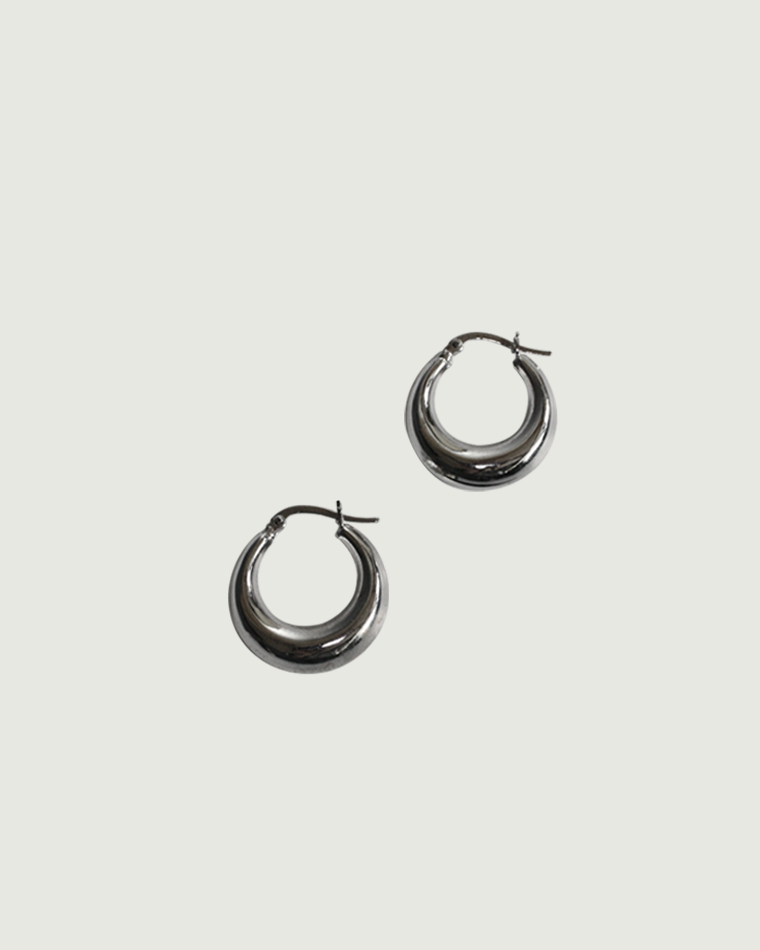 Sterling Silver Sadie Bold Hoop Earrings 20mm - kellinsilver.com