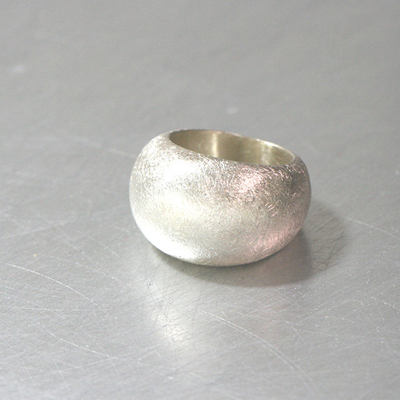 Mermaid Textured Dome Ring