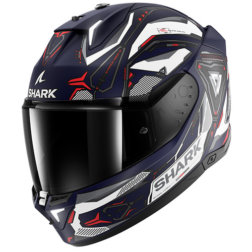 Shark Skwal i3 Linik Mat BWR Motorcycle Helmet