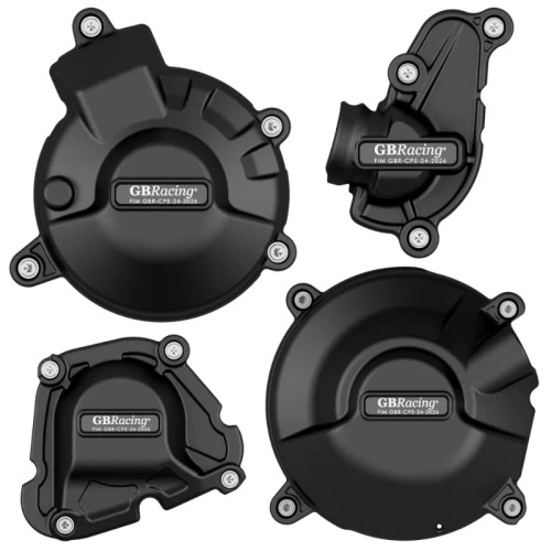 GBRacing Secondary Engine Cover Set R9 MT-09/Y-AMT/SP XSR900/GP Tracer 9/GT/+ 2021-2025 Protection Motorcycle Crankcase Crash Accident Damage Scratch Scrape Road