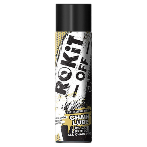ROKIT Off Motorcycle Bike Chain Lube Aerosol Travel Mini Size 200ml Biker MX Motocross Enduro Lubricant O X Ring Transmission Sprockets