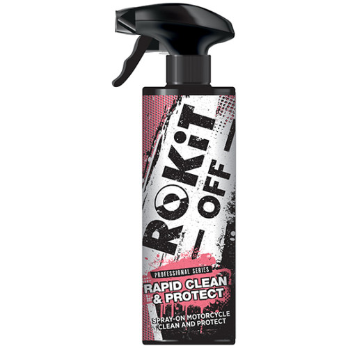 ROKIT Off Rapid Clean and Protect Motorcycle Cleaning Spray 500ml Biker Go Karting MX Motocross Enduro Dirt Dirty Shine Wash Protection Coating Grime