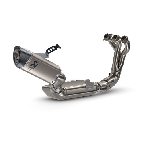 Genuine Yamaha Akrapovic Titanium Full Exhaust System Euro 5+ 24-25 MT-09 Road Street Legal Silver Compliant Emissions MOT Genuine Official Muffler