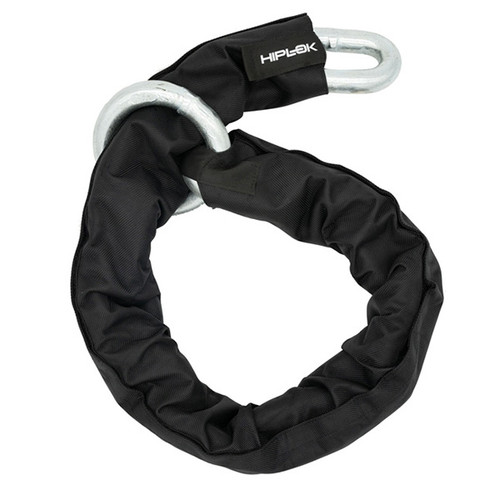 Hiplok Security Bike Mega Steel Loop Chain 22mm SS Diamond Motorcycle Motorbike Scooter Moped Theft Prevention Stolen Brake Disk Secure Security Anti Portable Travel Size Wheel Disc Chain Lock Anchor
