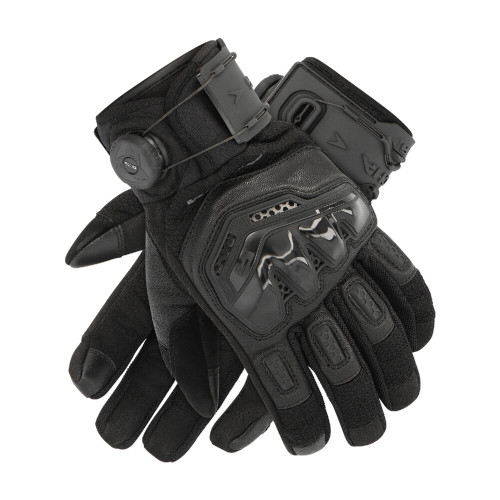 Richa Bodyguard Breathable Summer Textile Glove Black Motorcycle Motorbike Scooter Moped Riding Protection CE Mesh Warm Hot Thin Armour Soft Premium Adjustable Comfortable Fit Cuff