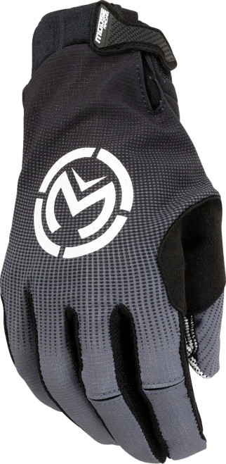Moose Racing SX1 Enduro Off Road Motocross Stealth MX Gloves Black Grey Motorcycle Motorbike Lightweight Dirt Mud Breathable Racing Race Motorcycle Motorbike Lightweight Dirt Mud Breathable Racing Race
