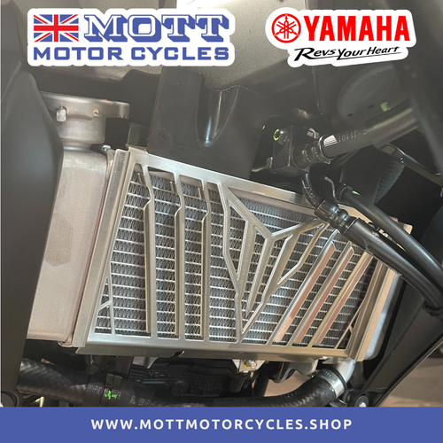 Yamaha Radiator Cover Guard MT-125 2020 - 2025 Protector Debris Coolant Protection Genuine Accessory Rocks Stones Road Leak Split 2022 2023 2024 2021