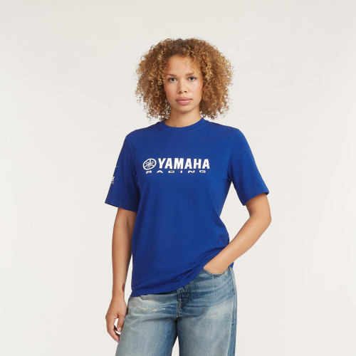Yamaha Paddock Blue Essentials Unisex T-Shirt Mens Ladies Male Female Womans Official Merchandise Universal Support Team Logo Racing Race YZF R Series Yamaha Paddock Blue Essentials Unisex T-Shirt Mens Ladies Male Female Womans Official Merchandise Universal Support Team Logo Racing Race YZF R Series