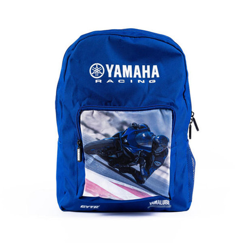 Official Yamaha Paddock Blue Race R7 Kids Junior Backpack Children Storage Bag Lunch School Genuine Racing Track Circuit Sport Superbike Supersport