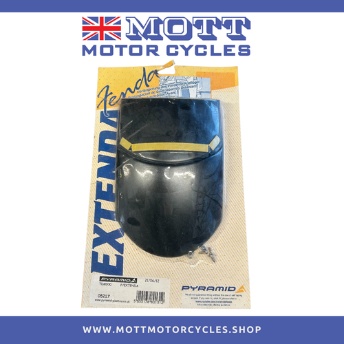 Pyramid Front Extenda Fenda Matte Black Yamaha TDM 900 2002-2011 NOS New Old Stock Mudguard Mud Cleaning Wheel Tyre Cover Attachment