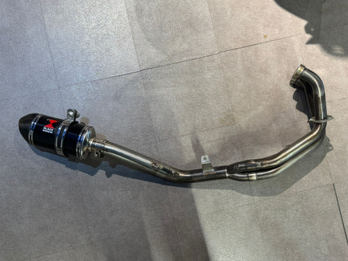 Black Widow Exhaust System Black Race System USED MT-09 2013-2020 Official Loud Baffle Circuit Track Use Riding Used Ex Demo Display