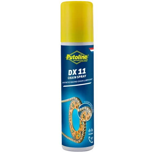 Putoline Motorcycle Bike DX 11 Chain Lube Spray Aerosol 600ml Biker MX Motocross Enduro Lubricant O X Ring Transmission Sprockets