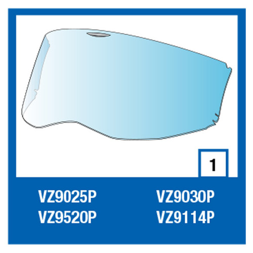 Shark Evoline VZ9025 VZ9520 VZ9030 VZ9114 Clear Visor