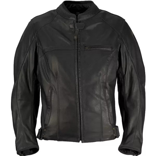 Richa Carolina Leather Black Ladies Motorcycle Jacket