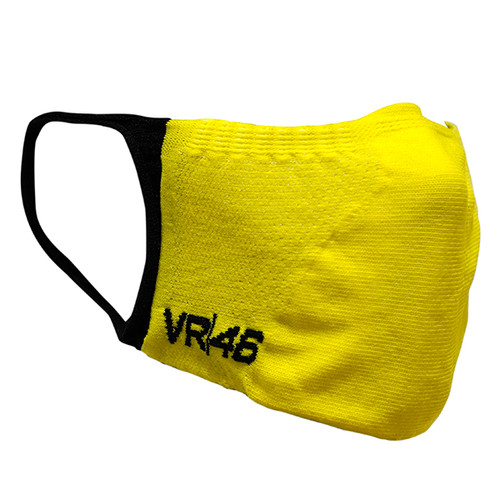 VR46 Kids Yellow Social Face Mask Cover Small