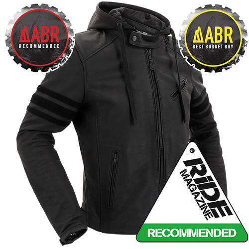 Richa Toulon Leather Black Edition Motorcycle Jacket