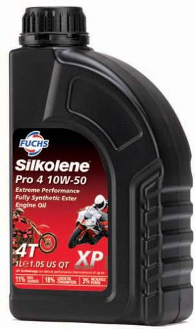 Silkolene Pro 4 10W-50 XP Fully Synthetic Oil 1L Motorcycle Oil