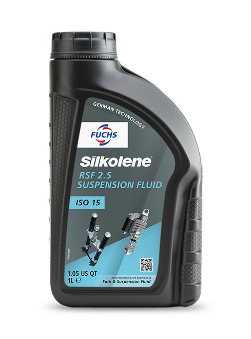 Silkolene ISO 15 RSF 2.5 W Fork Oil 1L Suspension Fluid Motorcycle
