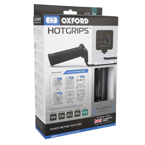 Oxford HotGrips Advanced Retro UK Heated Grips