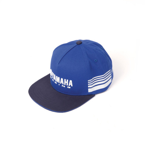 Official Yamaha Paddock Blue Snapback Flat Cap Hat