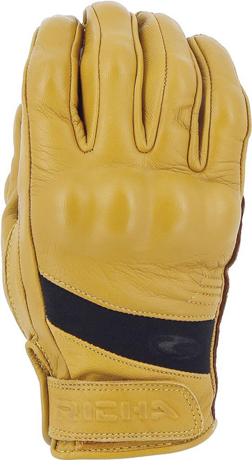 Richa Custom Tan Brown Short Leather Gloves Small