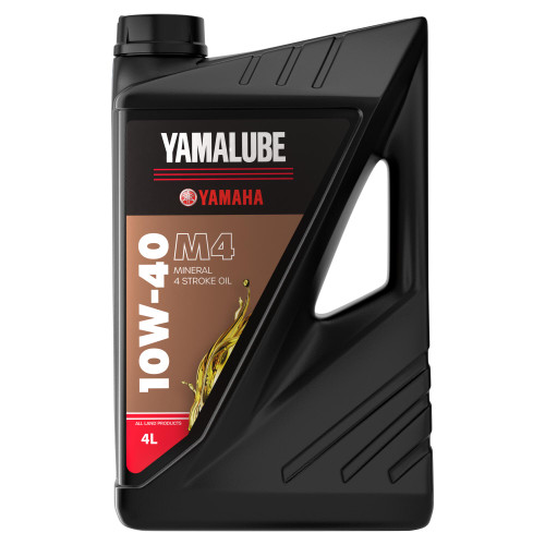 Yamalube® 4S 10W-40 Mineral Engine Oil 4L YMD650210405 YMD650310405 YMD-65031-04-05 Motorcycle On Road Off Road Scooter 4-stroke Quad Cart ATV