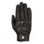 Oxford Henlow Classic Womens Leather Black Gloves Lady Woman Female Girls Small Hands Short Summer Glove Cuff  Motorcycle Motorbike Biker Biking Scooter Moped Protection Armour Vintage Retro