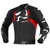 Richa Stradale Leather Black Red White Sport Jacket Motorcycle D30 AA CE Protection Racing Track Fast Race Comfort Road Circuit Motorbike Scooter Moped Riding Rider