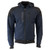 Richa Atomic Prime Hoodie Waterproof Textile Navy Jacket Motorcycle Motorbike Riding Protection CE Road Casual Urban Safety Road WP Scooter Moped Blue Mens