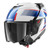 Shark OXO Sikter Gloss White Red Blue WUB Modular Open Helmet Motorbike Sport Touring Flip Up Over Face Pinlock Glass User Friendly Comfortable Vented Premium