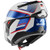 Shark OXO Sikter Gloss White Red Blue WUB Modular Open Helmet Motorbike Sport Touring Flip Up Over Face Pinlock Glass User Friendly Comfortable Vented Premium