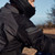 Richa Phantom 3 Textile Waterproof Black/Dark Grey All Season Jacket Winter Summer Vented Air Breathable Touring Commuting Mid Range CE Approved Safety Protection Waterproof Water Weather Proof Long Road Motorbike Scooter Moped Riding Rider