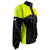 Richa Rain Warrior Over Jacket Waterproof Black/Fluo Yellow Emergency Travel Pack Touring Leathers Rain Wet Weather Textile Coat