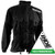 Richa Rain Warrior waterproof motorcycle rain jacket featuring lightweight 100% waterproof construction, loose over-jacket fit and compact storage bag for reliable wet weather riding protection.