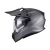 MT Track SV Pure adventure motorcycle helmet in Matt Grey, featuring a durable HIRP (High Impact Resistant Polymer) shell with an aerodynamic peak, integrated retractable sun visor, Pinlock® MaxVision-ready clear visor, advanced ventilation system, removable and washable comfort lining, Bluetooth intercom compatibility, micrometric buckle fastening, and ECE 22.06 safety certification for on-road and adventure riding