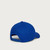 Yamaha Adult Essentials Cap in blue, unisex cotton baseball cap with adjustable strap, classic Yamaha branding, ventilation holes and 3D printed Yamaha logo.