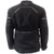 Richa Phantom Prime men's motorcycle jacket in black, protective textile riding jacket with waterproof construction, D3O impact protection, ventilation panels and adjustable fit for comfortable all-weather riding.