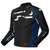 Richa Stradale Tex WP men's motorcycle jacket in blue, waterproof textile riding jacket with protective armour, breathable construction, adjustable fit and sporty styling for comfortable everyday and touring rides.