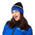 Yamaha Paddock Blue and Blue Reversible Beanie Hat Adult