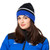 Yamaha Paddock Blue and Blue Reversible Beanie Hat Adult