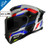 MT Atom 2 Bast B7 Gloss Red White Blue Modular Flip Up Over Open Motorcycle Motorbike Scooter Moped Helmet ECE 22.06