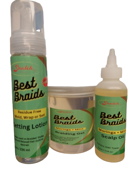 Best Braids by Pivotal Products
Your ultimate solution for healthy, beautiful braids and locs. This premium line is crafted for those who demand performance and care in every step of their styling routine. Featuring three powerhouse products: