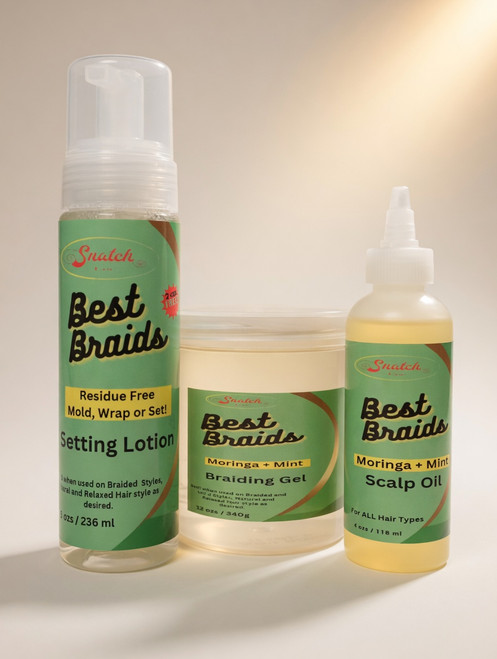 Best Braids by Pivotal Products
Your ultimate solution for healthy, beautiful braids and locs. This premium line is crafted for those who demand performance and care in every step of their styling routine. Featuring three powerhouse products: